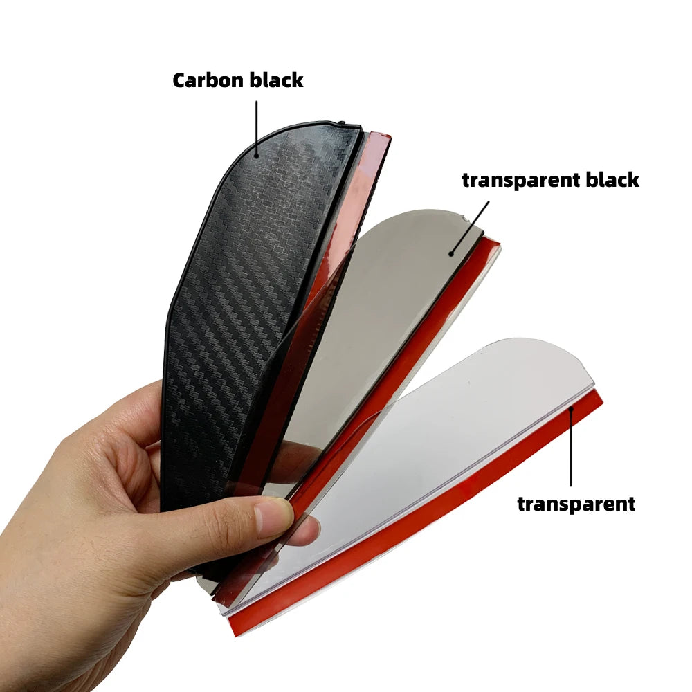 Rückspiegel-Regen und Sonnenschutzvisier– 2er-Set